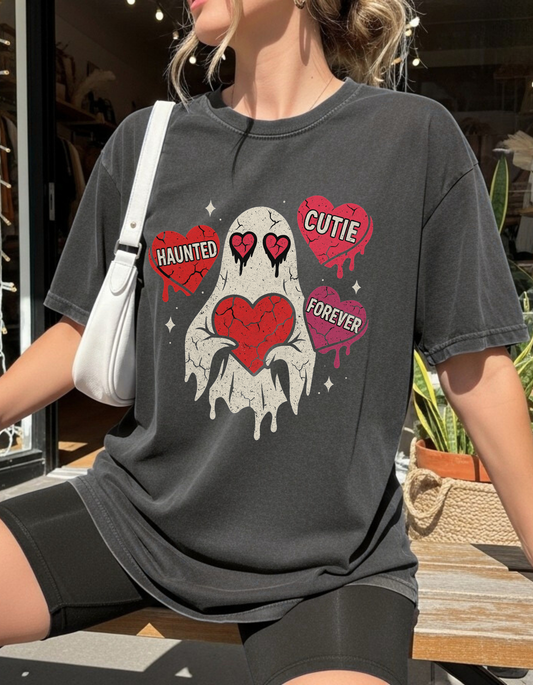 Haunted Valentines Ghost Tee