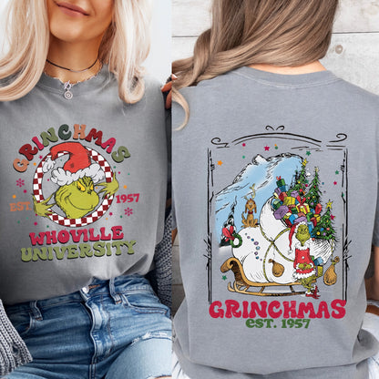 Grinchmas Whoville university tshirt