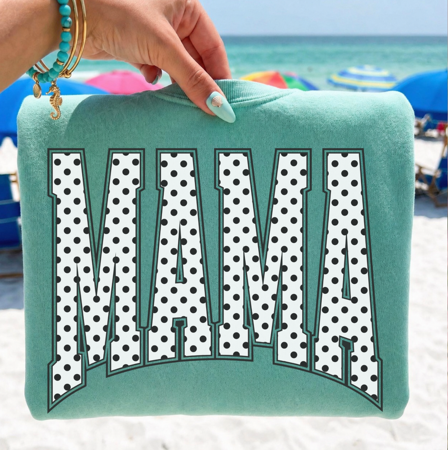 Polka dot Mama Tee