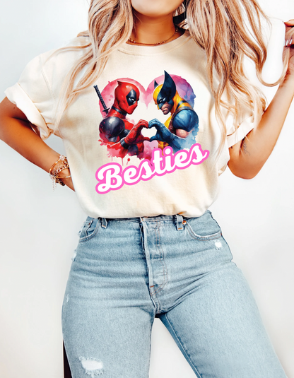 Deadpool x Wolverine besties tee
