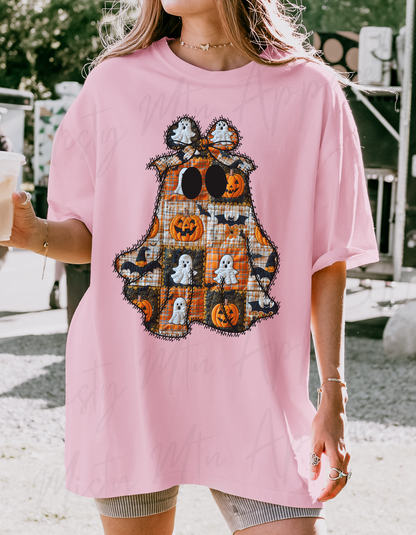 Patchwork Ghost Graphic Tee