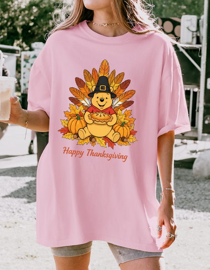 Happy Thanksgiving Pooh Tshirt