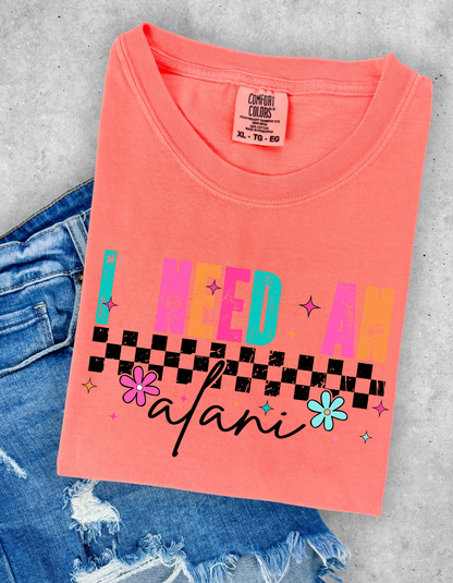 I need an Alani graphic tshirt