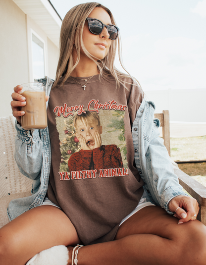 Merry Christmas you filthy animals Graphic Tee