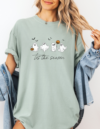 Ghosts Tis the Season graphic tshirt