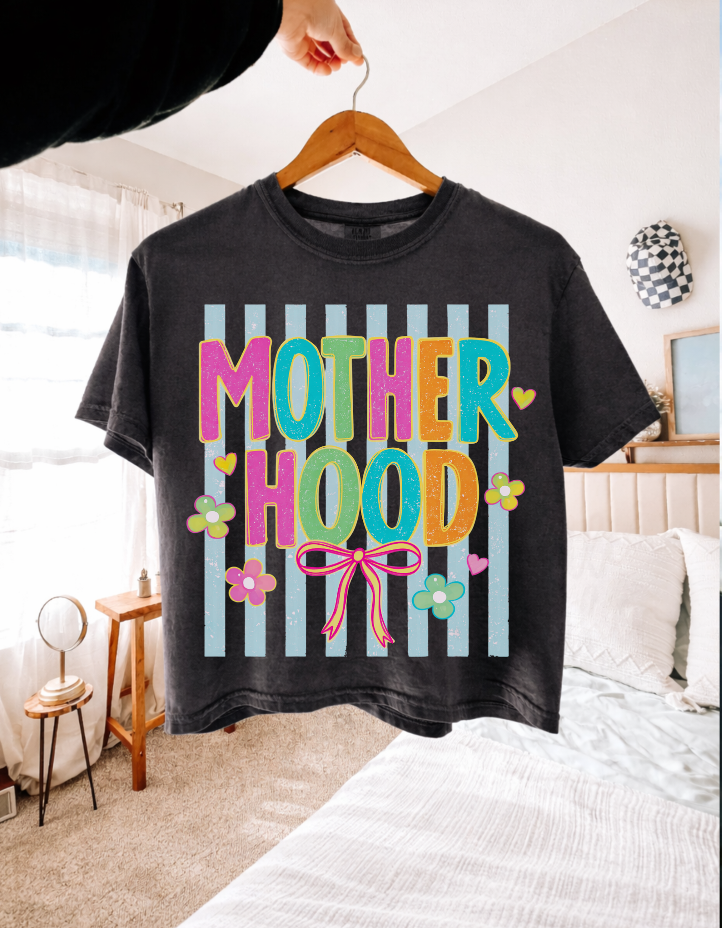 Preppy Motherhood Cropped Boxy Tee