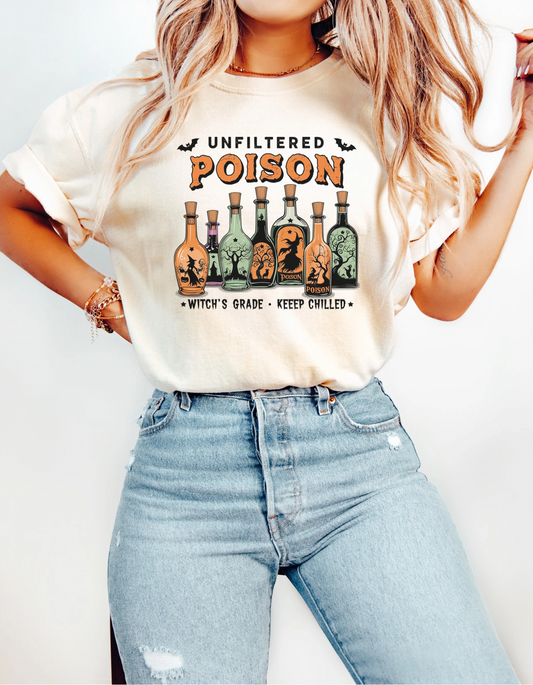 Unfiltered poison tee