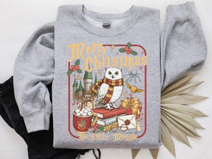 (PRE-ORDER) Merry Christmas Muggles Crewneck Sweater