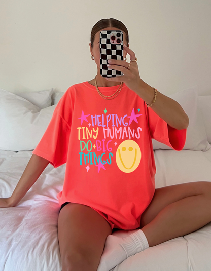 Helping tiny humans Graphic tee