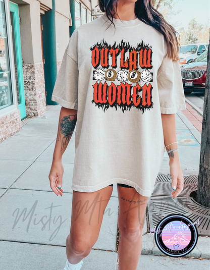Outlaw women graphic tee