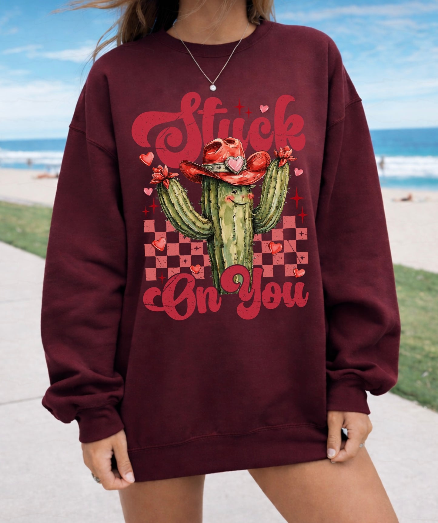 Stuck on You Crewneck sweater