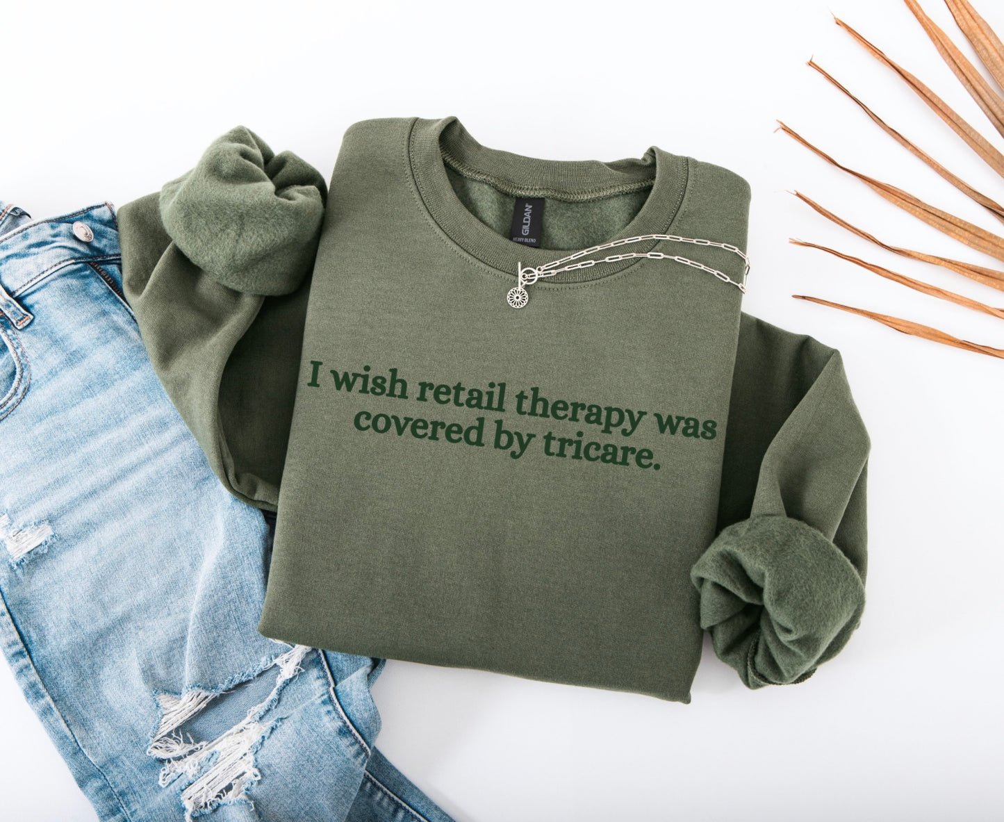 (Pre-order) Covered By Tricare Crewneck Sweater