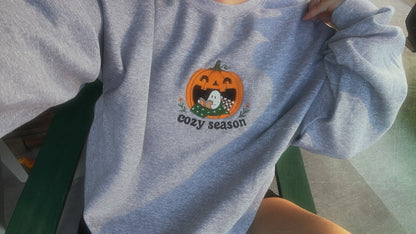 Cozy Season Embroidered Crewneck
