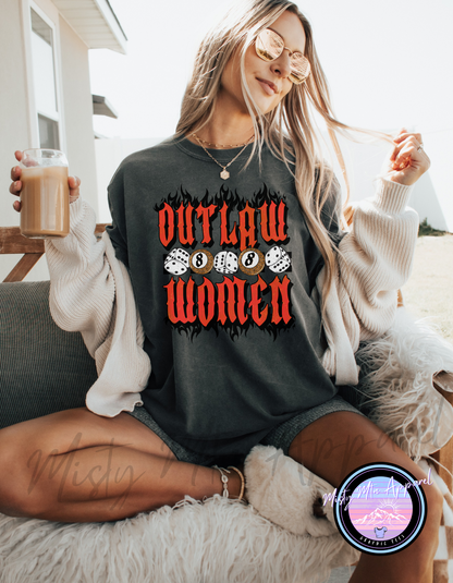 Outlaw women graphic tee