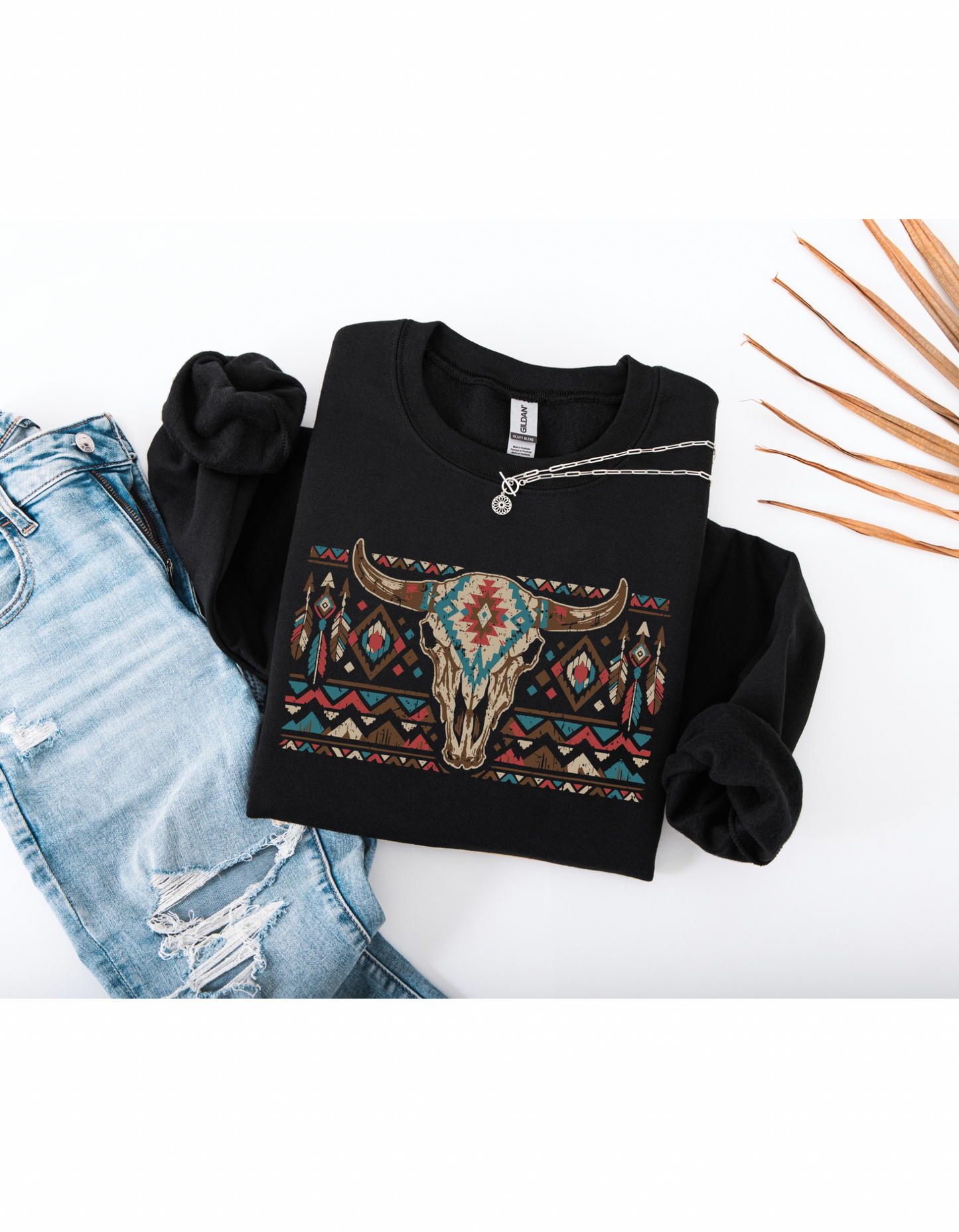 Aztec Bull Crewneck Sweater