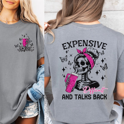 Difficult and talks back tee