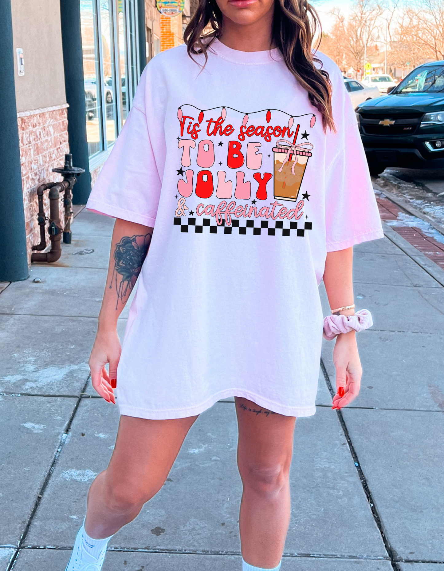 Tis the Season to be Caffeinated Graphic Tee