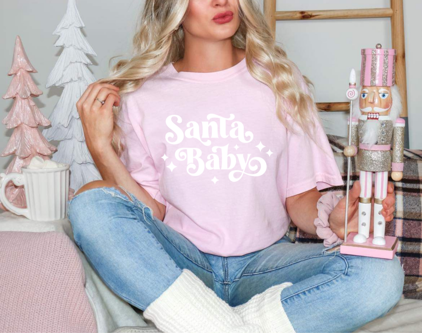Santa baby tee