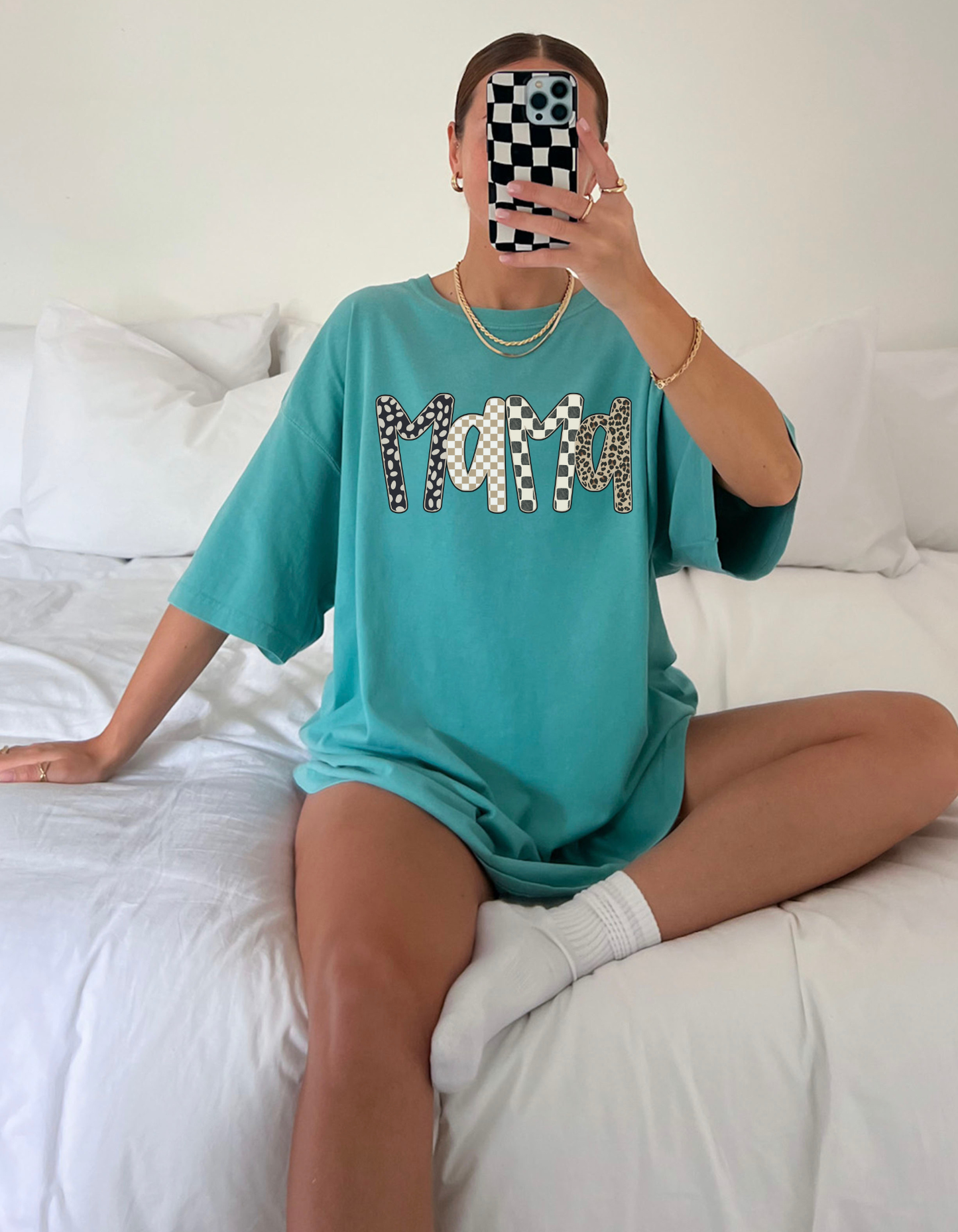 Mama leopard Graphic Tee