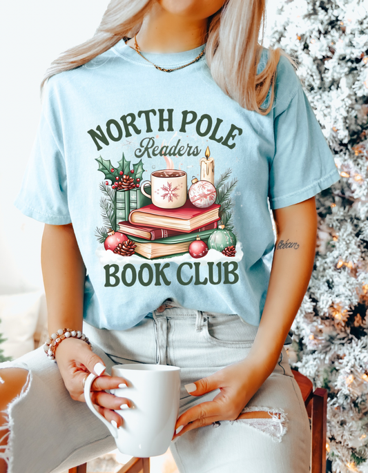 North Pole book club tee