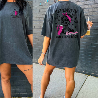 Difficult and talks back tee