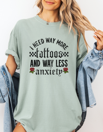 Way More Tattoos Graphic Tshirt
