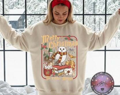(PRE-ORDER) Merry Christmas Muggles Crewneck Sweater