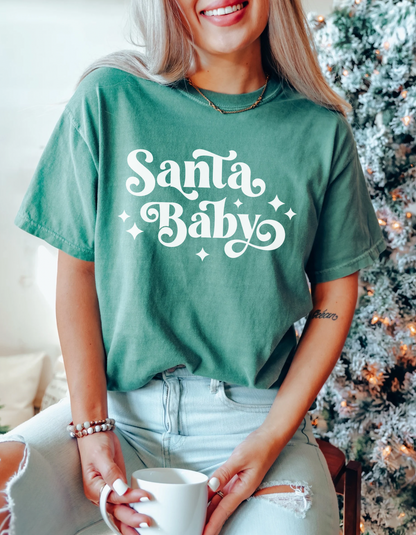 Santa baby tee