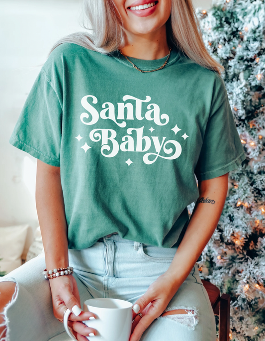 Santa baby tee