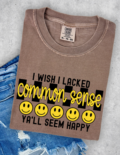 Common Sense Tshirt