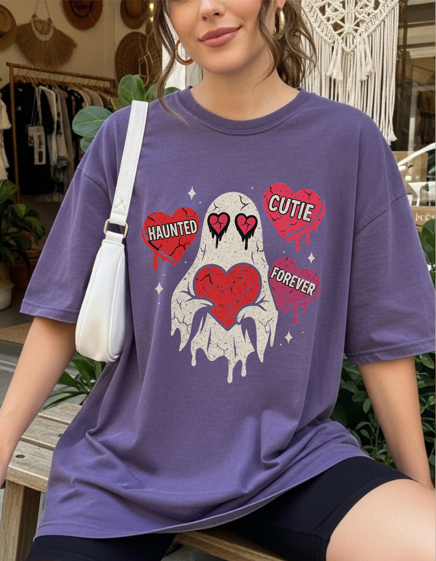 Haunted Valentines Ghost Tee