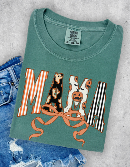 Spooky mama coquette graphic tee