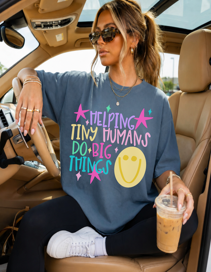 Helping tiny humans Graphic tee