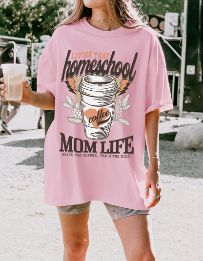 Homeschool mom life Graphic Tee