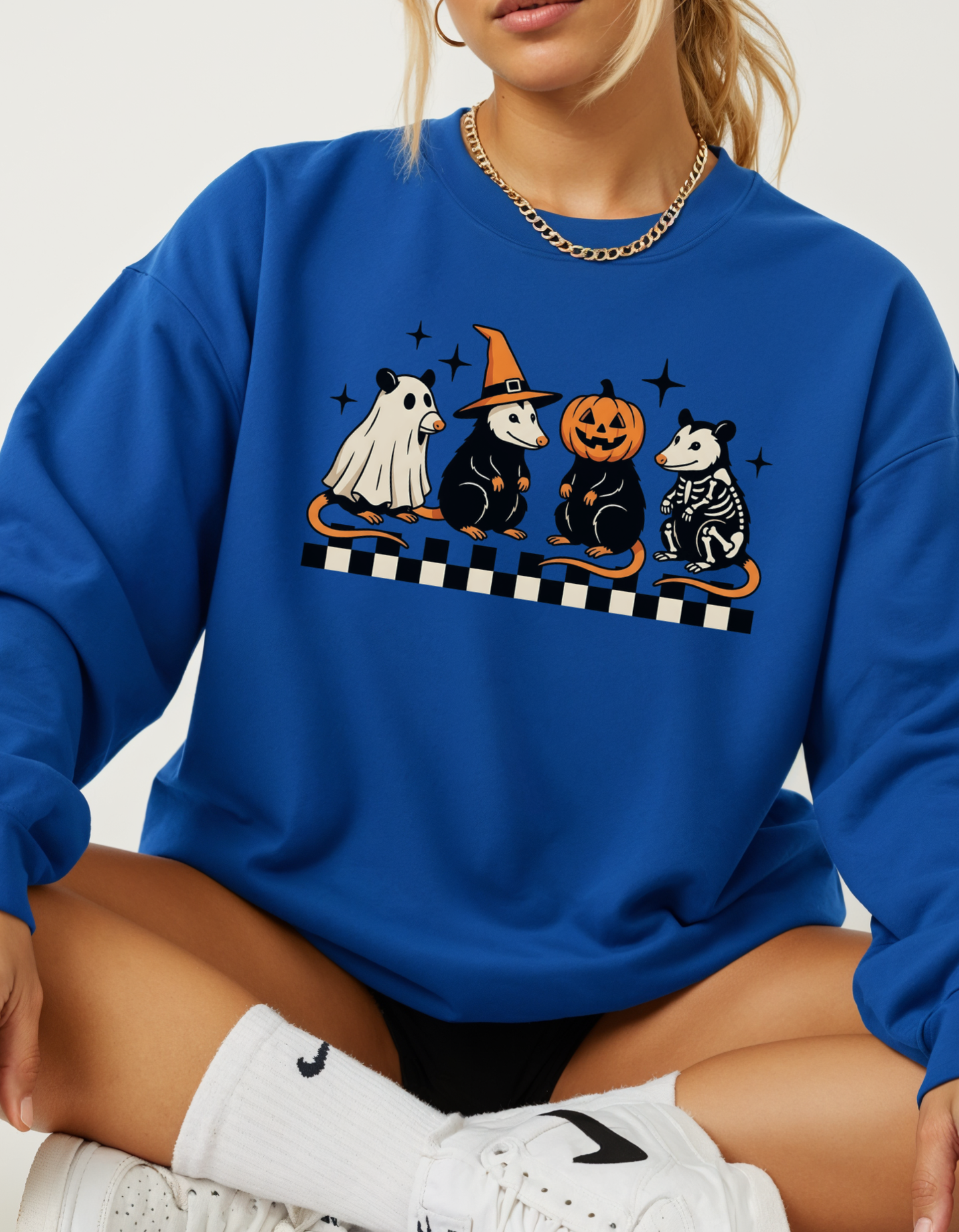 Halloween Possums Crewneck Sweater