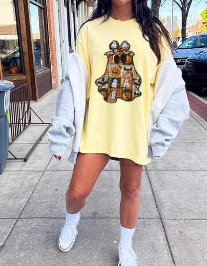 Patchwork Ghost Graphic Tee