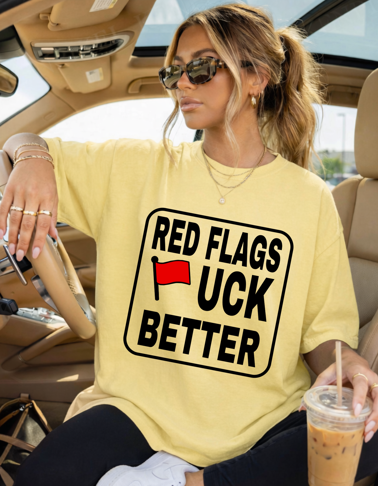 Red flags Graphic tee