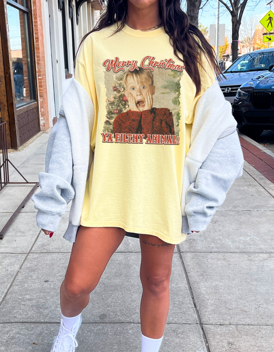 Merry Christmas you filthy animals Graphic Tee