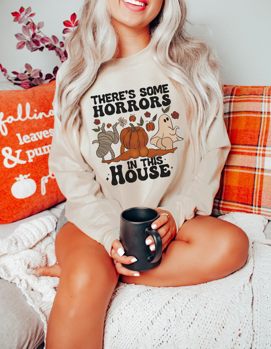 Horrors in this house crewneck