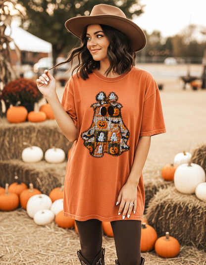 Patchwork Ghost Graphic Tee