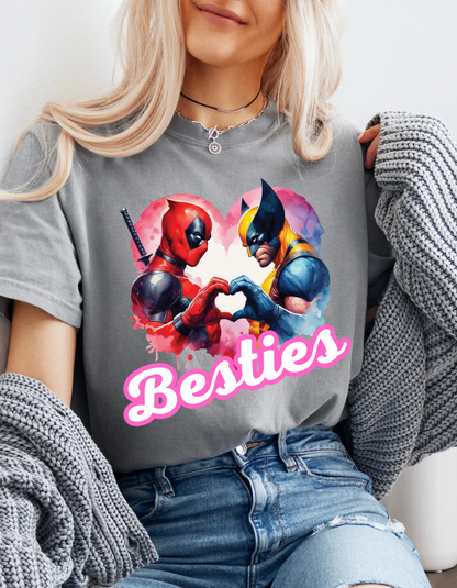 Deadpool x Wolverine besties tee
