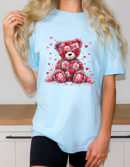 Valentines Bear Graphic Tshirt