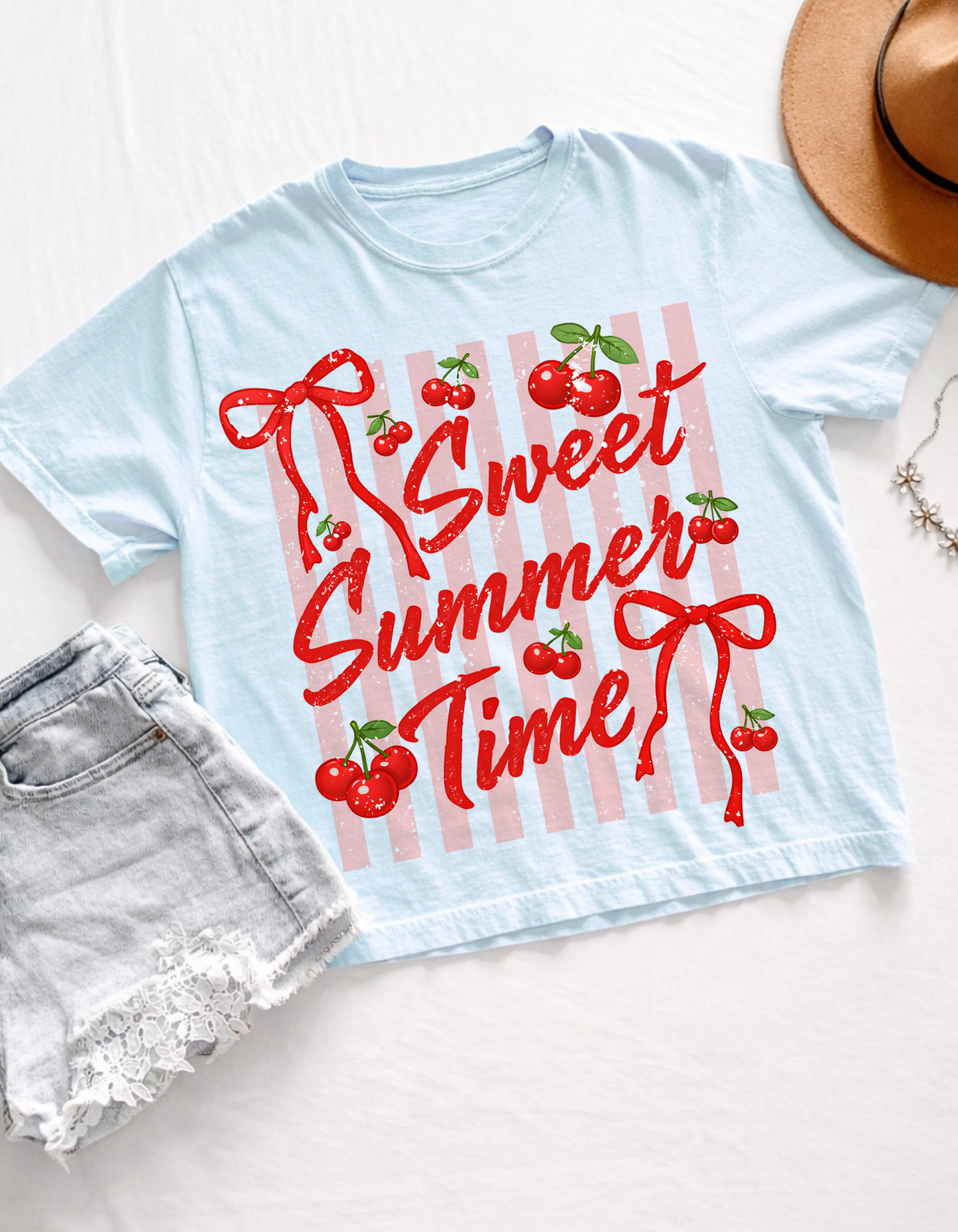 Sweet Summertime Cropped Boxy Tee