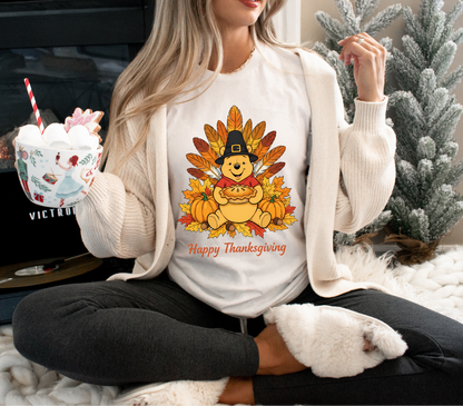 Happy Thanksgiving Pooh Tshirt