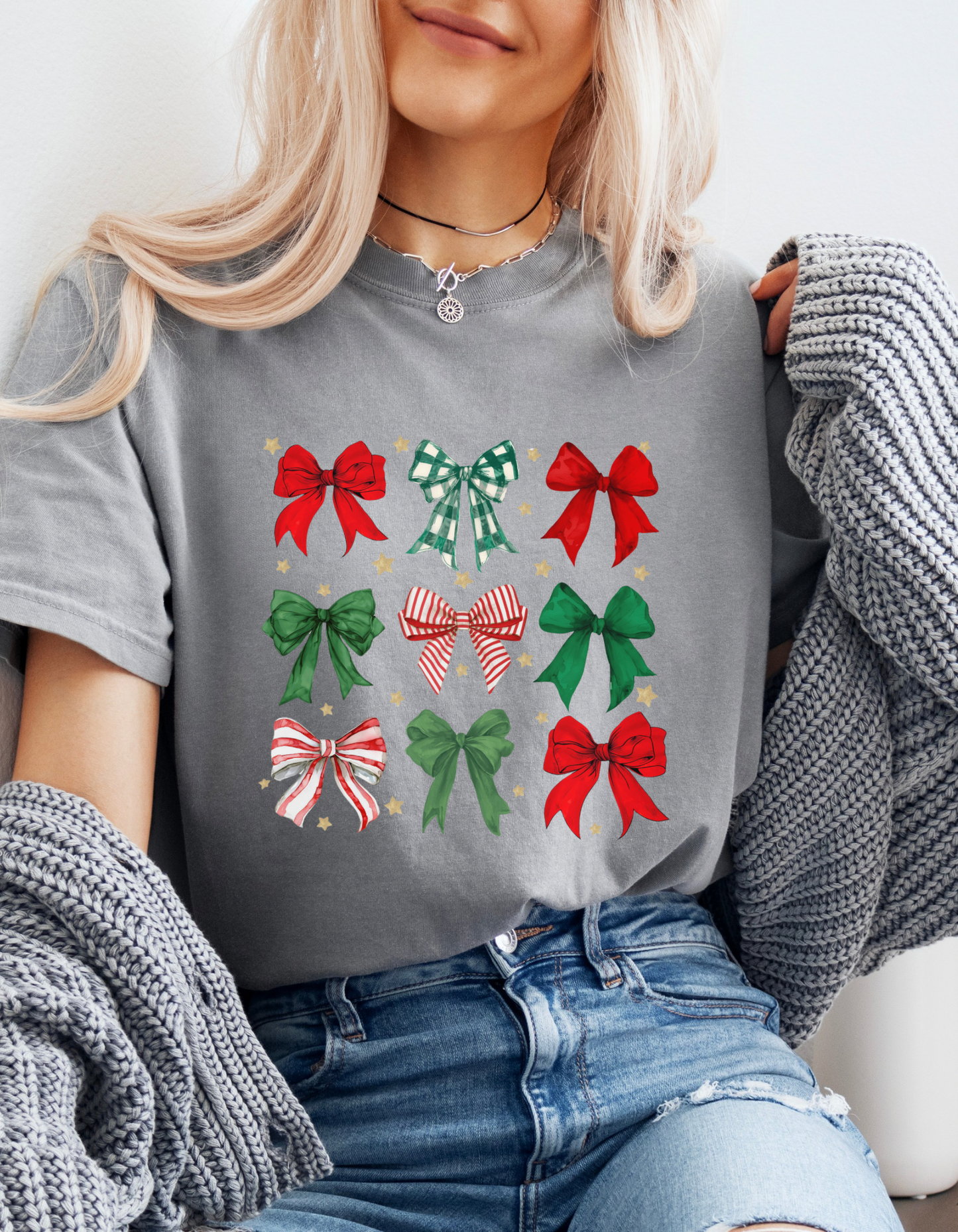Christmas bow coquettes
