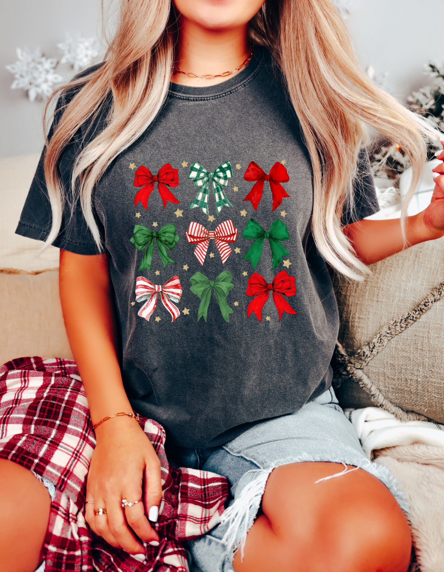 Christmas bow coquettes