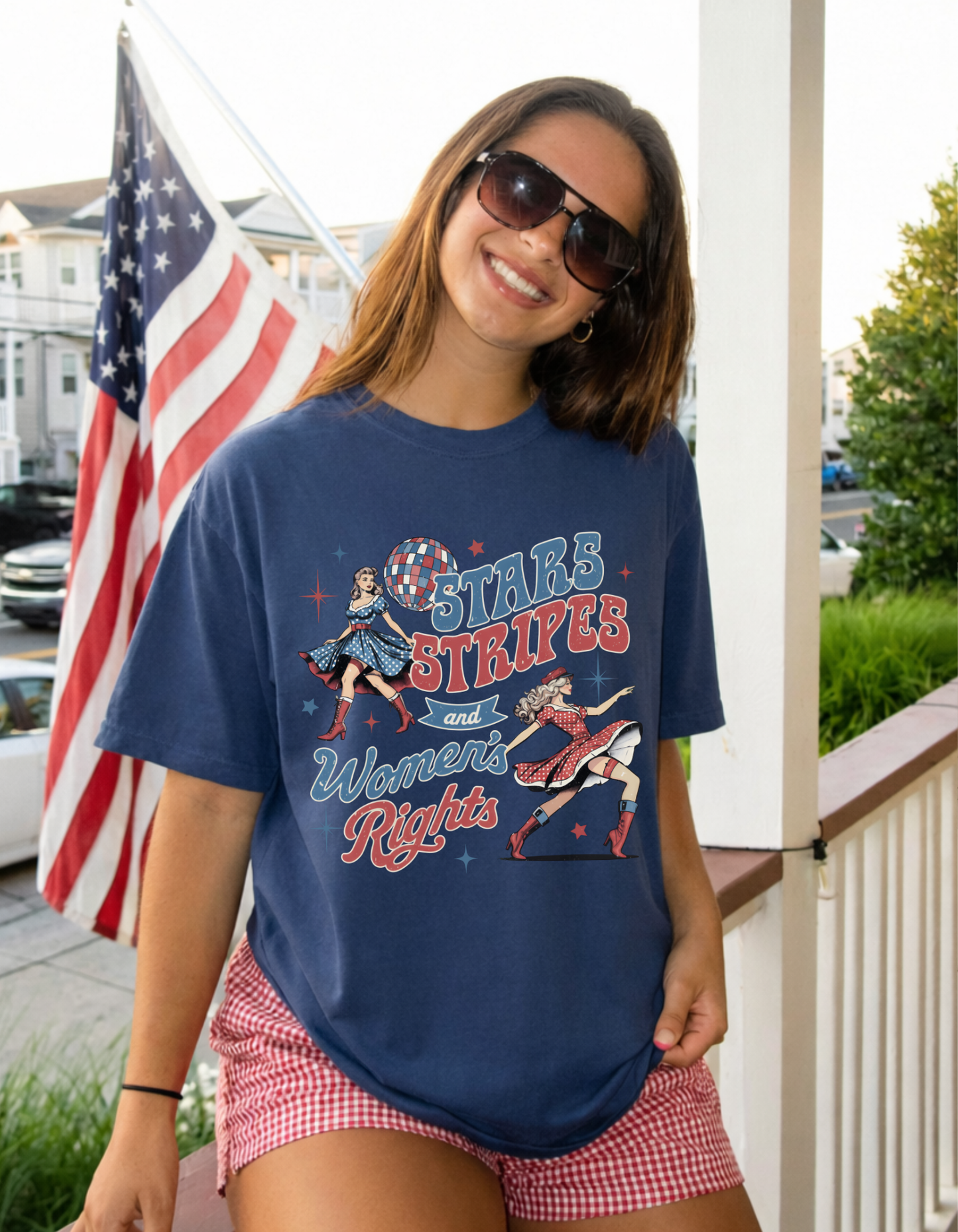 Stars Stripes Women’s Rights Graphic Tee