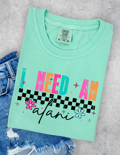 I need an Alani graphic tshirt