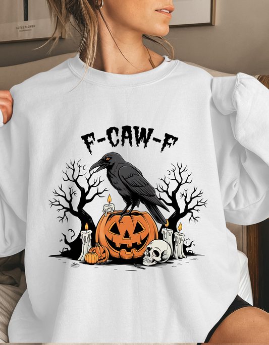 F Caw F Crewneck Sweater
