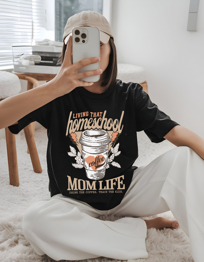 Homeschool mom life Graphic Tee